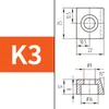 Máquina-ferramenta de Prensa de Trilho Guia Linear Trilho de Linha Bloco Fixo Placa de Pressão Pórtico Tipo K3Y4Y5T1T2T3 Bloco de Cunha