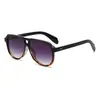 Clásico transfronterizo europeo y americano serie 57 unisex marco grande protección solar para conducir moda gafas de sol sencillas 5783