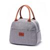 Bolsa de almuerzo portátil de gran capacidad, bolsa de lonchera aislada, bolsa de hielo fresca de papel de aluminio engrosado, impermeable, venta al por mayor de Bento