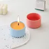 Recipientes Cerámicos para Velas Transfronterizos, Tazas para Velas Aromáticas, Adornos Decorativos, Frascos para Velas, Macetas para Suculentas, Tazas Vacías, Tazas Aromáticas para Aceites Esenciales