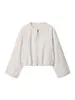 Comercio Exterior Transfronterizo Spot Popular Chaqueta Estilo Europeo y Americano Moda Otoño Mujer Chaqueta Bomber Suave Cuello Redondo