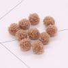 Accesorios para el cabello hechos a mano DIY estilo otoño e invierno pendientes de bola abierta imitación Teddy material para accesorios del cabello