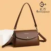 Bolso para mujer de comercio exterior, nuevo modelo 2026, bolso de cuero suave de alta gama de gran capacidad para madres de mediana edad, bolso bandolera y de hombro versátil casual
