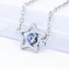 Collar de aleación con colgante de diamantes de imitación para mujer, joyería creativa y atractiva, directo de fábrica Pro-Tao