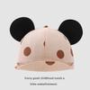 Sombrero de bebé gorra de béisbol súper lindo bebé suave ala gorra con visera orejas grandes lunares sombrero con borde para niños sombrero de verano para protección solar