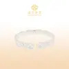 Pulsera de Flor de Loto Lisa de Plata Pura 999 con Mensaje Propicio, Nuevo Estilo Chino Regalo para Mamá