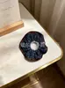 Atacado em estoque elásticos de cabelo retrô com estampa de leopardo, scrunchies, presilhas de cabelo florais da moda, elásticos de cabelo direto do fabricante