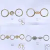 [Corrente DIY] Explosivo comércio exterior transfronteiriço na Europa e América Amazon quente fivela de corrente de roupa acessórios de liga