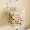 Estante de Almacenamiento para Cocina Montado en la Pared Cesta para Almacenar Botellas de Especias Cesta Multifuncional para el Hogar para Almacenar Jengibre y Ajo