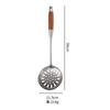 Set de cocina espátula hogar acero inoxidable 304 espátula para saltear cuchara sopera utensilios de cocina herramientas de cocina juego completo