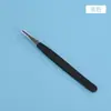 Pinças Coloridas para Journaling, Pinças de Aço Inoxidável, Conjunto de 2 Peças, Pinças Retas e Curvas, Ferramentas DIY com Embalagem, Pinças para Miçangas