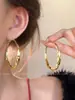 Brincos Clássicos de Outono e Inverno Estilo Hong Kong para Mulheres Moda Nicho Luxo Leve Brincos High-End 2025 Novo Estilo Quente Atacado de Brincos