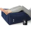 Transfronterizo en stock camello PVC flocado inflable cojín para pierna inflable cojín para pierna de sofá para persona perezosa cojín para pie pendiente cojín para pierna cojín para pierna