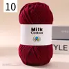 Ovillo de Hilo de Algodón Leche de 5 Hebras DIY Suéter para Muñeca Bufanda Sombrero Hilo de Algodón Algodón Material Transparente Fabricante de Hilo Venta al por Mayor