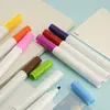Marcadores para Quadro Branco de 12 Cores, Marcadores Apagáveis, Canetas Apagáveis a Seco à Base de Água, Canetas Coloridas Fáceis de Apagar para Crianças, Quadro Branco para Escrita de 12 Cores