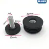25 30 Tubo Cuadrado Plástico Ajustable Tapón Interior Pie de Elevación Tuerca de Ajuste para Patas de Mesa Silla Tapa Final para Tubo Almohadilla de Ajuste para Patas de Mesa Silla
