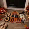 TEMU Amazon TK Más Vendido Felpudo de Calabaza de Halloween, Bruja, Fantasma y Extraterrestre para Entrada, Sala de Estar y Pasillo