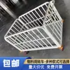 Carro móvil para extender tela de fábrica de ropa Estante móvil para extender tela Correa textil Ruedas universales Mesa de corte Rejilla de doble cara Estante de tela multicapa de logística