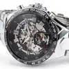 Ganador Europeo y Americano Moda Personalizada para Hombre Reloj Mecánico Automático Hueco de Acero Completo Venta al por Mayor