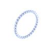 Anillo de Estilo Simple Transfronterizo para Mujer Anillo Trenzado Combinado de Acero Inoxidable Anillo Simple Diseño Nicho Acero Titanio Anillo para Dedo Joyería