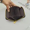 2023 Nuevo tarjetero con cremallera para mujer, tipo acordeón, exquisito, de alta gama, para múltiples tarjetas, tarjetero de presentación, monedero pequeño, estilo coreano, corto