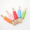 Rodillo de Plástico Rodante para Niños, Mini Juego de Imitación, Rodillo Hecho a Mano para Masa, Pieles de Pastel, Empanadillas, Pieles de Panecillos, Horneado