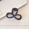 Pinza para el Cabello de Forma de 8 Estilo Café Mediana 8.5cm para el Cabello de la Parte Posterior de la Cabeza de Mujer Pinza de Tiburón Pinza para el Cabello Coreana de Gama Alta para Semirecogido Accesorio para el Cabello