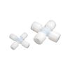 Conector PFA Conexão de equipamento semicondutor resistente a ácidos e álcalis fortes Conector de fio externo PFA Conector de expansão T PFA