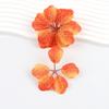 Flor artificial diy guirnalda de hojas de planta verde accesorios flor de cinco pétalos hoja Flor de Loto Guanyin accesorios de planta de flor artificial hojas