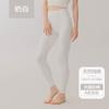 Leggings Térmicos de Algodón Puro Grado A de Cintura Alta para Mujer, Corte Ajustado, Pantalones Finos Cepillados de Capa Base para Otoño e Invierno