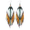 Aliexpress Popular de Venta Caliente Pendientes Largos Geométricos Coloridos Bohemios y Accesorios Venta al por Mayor Dropshipping