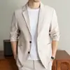 Nuevo Traje Casual de Negocios para Hombre Verano 2026, Chaqueta Blazer Ligera de Color Sólido con Protección Solar para Hombre