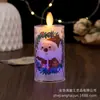 Velas Led de Plástico Transfronterizas, Cristal de Imitación, Decoraciones para Fiestas Navideñas, Fiestas Musicales de Cumpleaños, Se Pueden Usar para Navidad y Halloween