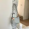 Bolso de moda coreana elegante para mujer con estampado de lichi, bolso tipo dumpling, nuevo bolso de hombro y cruzado simple de verano 2026 para el día a día