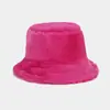 Ins Sombrero de Peluche Estilo Japonés Artístico Retro Simple Sombrero de Pescador Otoño e Invierno Estilo Coreano Versátil Cálido Moda Sombrero Cubo