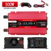 Pantalla a Color LCD Pantalla Digital Enchufe Universal para Coche Inversor 12V/24V a 220V Fuente de Alimentación Inversora de Respaldo Multifunción