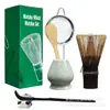 Set de Utensilios de Té de Bambú Morado: Batidor de Té, Set de Matcha, Cepillo para Revolver, Set de Batidor de 100 Púas, Empaque de Caja de Regalo para Batidor de Té, Logo Personalizable