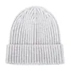 Nuevo Gorro de Punto para Bebé de Amazon para Niños Otoño e Invierno Cálido Protección para Orejas Color Sólido Rayas Lana Suéter Gorro