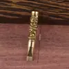 Nuevo Portacigarrillos de Latón Transfronterizo para Comercio Exterior con Filtro de Varilla Deslizante, Pipa Portátil Totalmente de Latón para Varios Grosores de Cigarrillo