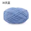 Hilo de Hielo Pequeño Cálido y Lindo Hilo de Tira de Hielo para Crochet Manualidades DIY Muñecas, Bolsos, Posavasos, Mantas, Hilo de Grosor Medio