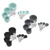 Juego de cucharas medidoras de plástico al por mayor juego de 8 piezas taza medidora cuchara medidora con escala cuchara para café cuchara ajustable para condimentos de cocina