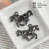 Moneda de Cobre Aleado Caballo Caballo Volador Colgante Encanto Pulsera DIY Collar Pendientes Accesorios para Orejas y Otras Piezas de Joyería Accesorios de Caballo