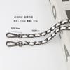 Bolso Bandolera con Cadena Correa de Hombro con Cadena de Cuero para Bolso, Cadena de Hierro de Cuero PU, Cadena con Cierre de Pinza de Langosta de Aleación de Zinc, Correa de Bolso Reductora de Peso
