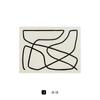 Hilo de seda estilo pobreza extrema pintura decorativa abstracta B&B pintura colgante de línea simple pintura decorativa de posada arte de nicho pintura sin marco