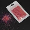 Arte de uñas transfronterizo degradado lentejuelas coloridas polvo brillante slime arena movediza flujo cáñamo inyección manual precio de fábrica
