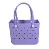 Bolsa de Playa EVA Nueva para Viajes Transfronterizos Cesta de Almacenamiento Bolsa de Almacenamiento Grande Bolsa con Agujeros Bolso de Mano DIY
