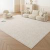 Alfombra de distribución sala de estar 2024 nuevo sentido de alto nivel resistente a la suciedad impermeable a prueba de manchas lavable sin pelusa color sólido impermeable sin preocupaciones