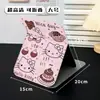 Espelho de Mesa Portátil Fofo de Alta Definição Dobrável para Estudante Desenho Animado Gatinho Espelho de Maquiagem de Mesa Capa Flip Armazenamento de Viagem