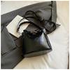 Bolsas Outono Femininas 2025 Bolsa Kelly Couro de Vaca Fosco Fecho Bolsa de Ombro para Ir ao Trabalho Couro Genuíno de Mão Transversal Bolsa Feminina