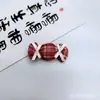 Tecido Xadrez Vermelho Laço de Doce Acessórios de Cabelo Infantis DIY Artesanal Produtos Semi-Acabados Capa de Celular Acessórios para Sapatos e Meias